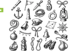 Nautical Marine Icon Collection