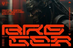 NCL GESROB - Cyberpunk Font