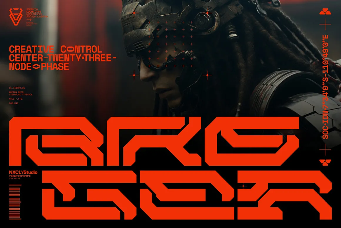 NCL GESROB - Cyberpunk Font