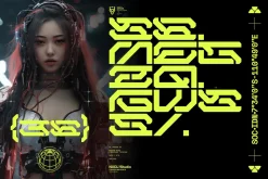 NCL GESROB - Cyberpunk Font