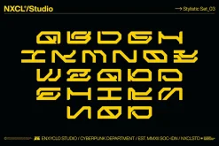NCL GESROB - Cyberpunk Font
