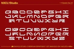 NCL GESROB - Cyberpunk Font
