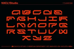 NCL GESROB - Cyberpunk Font