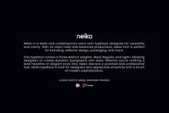 Neiko | Sans Serif Typeface