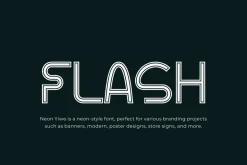 Neon Yiwe - Light Party Font