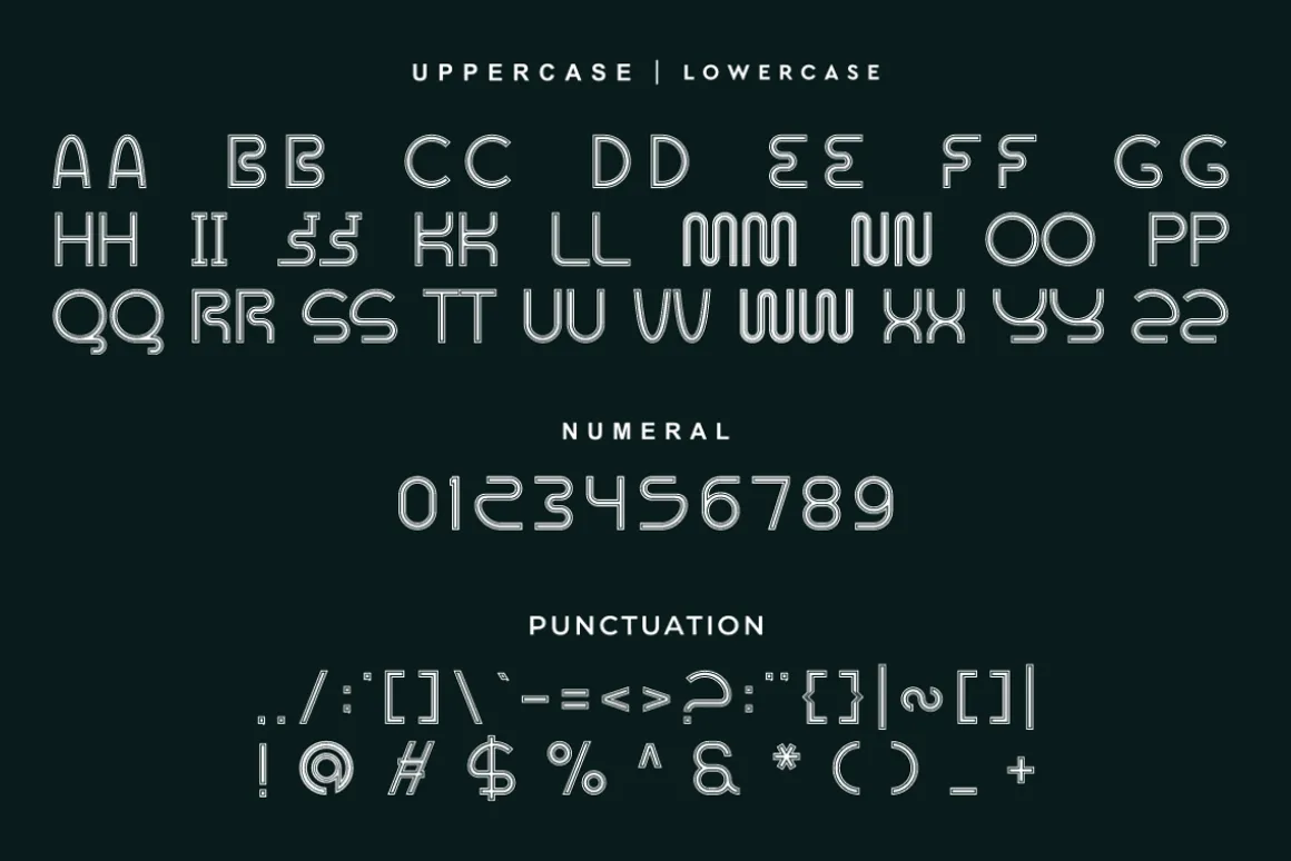 Neon Yiwe - Light Party Font