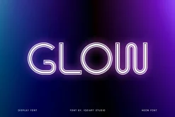 Neon Yiwe - Light Party Font