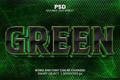 15 Neon 3d text effect font Bundle