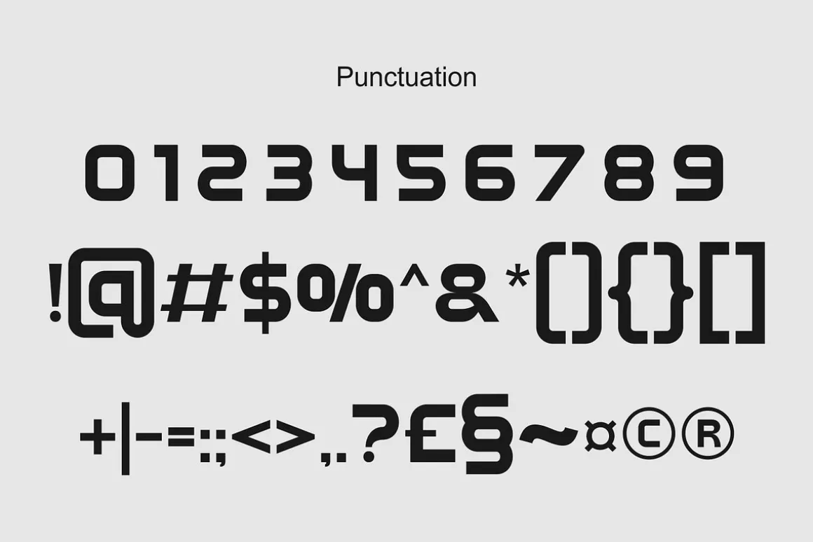 NEONOVA Profesional Geometric Font