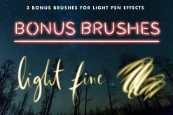 Neon Procreate Brush Kit