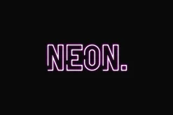 Neon Quaker - Outline Round Font
