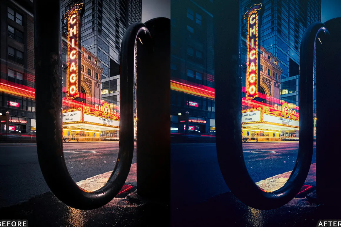 Neon Street Lightroom Presets