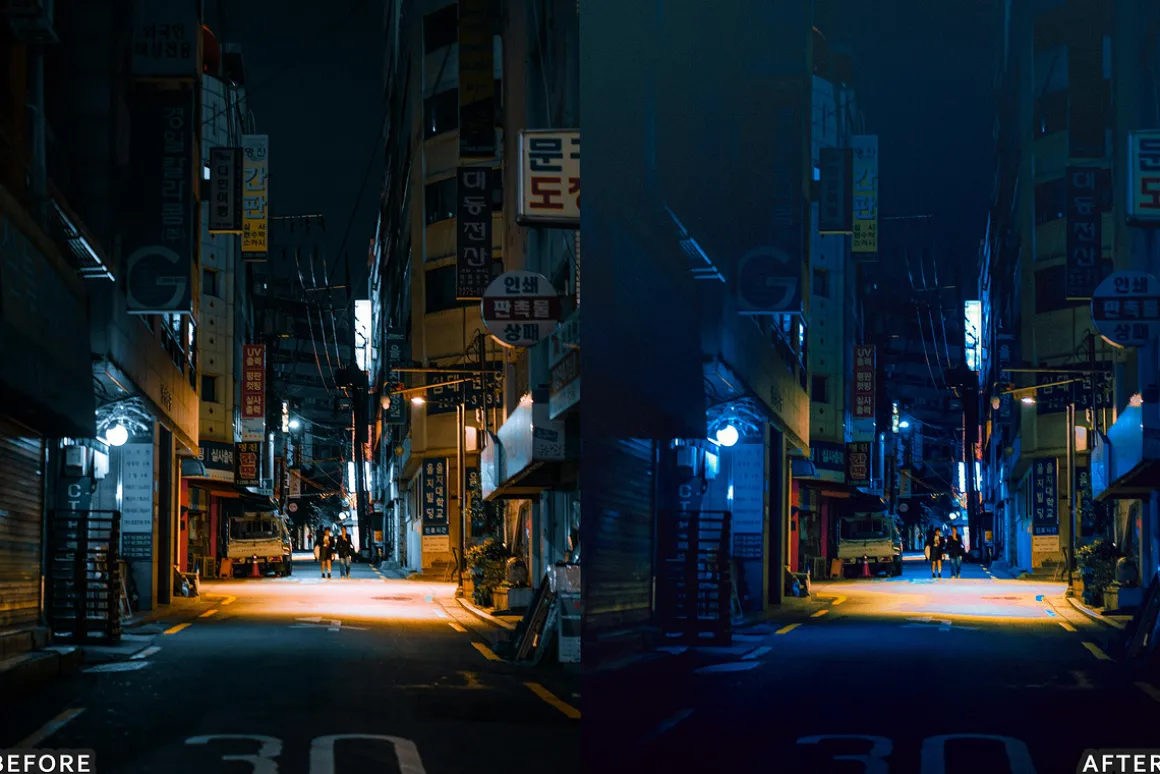 Neon Street Lightroom Presets