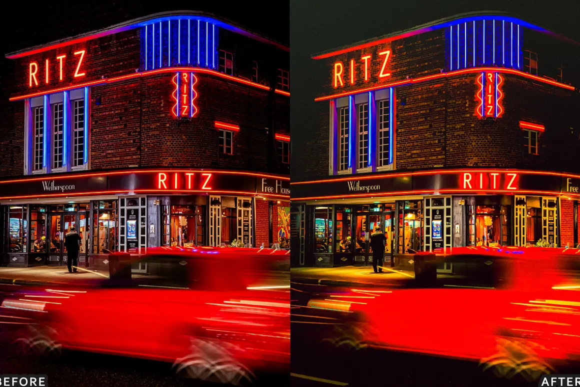 Neon Street Lightroom Presets
