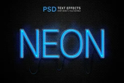 Neon Text Effect Style