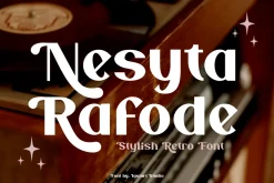 Nesyta Rafode - Stylish Retro Font