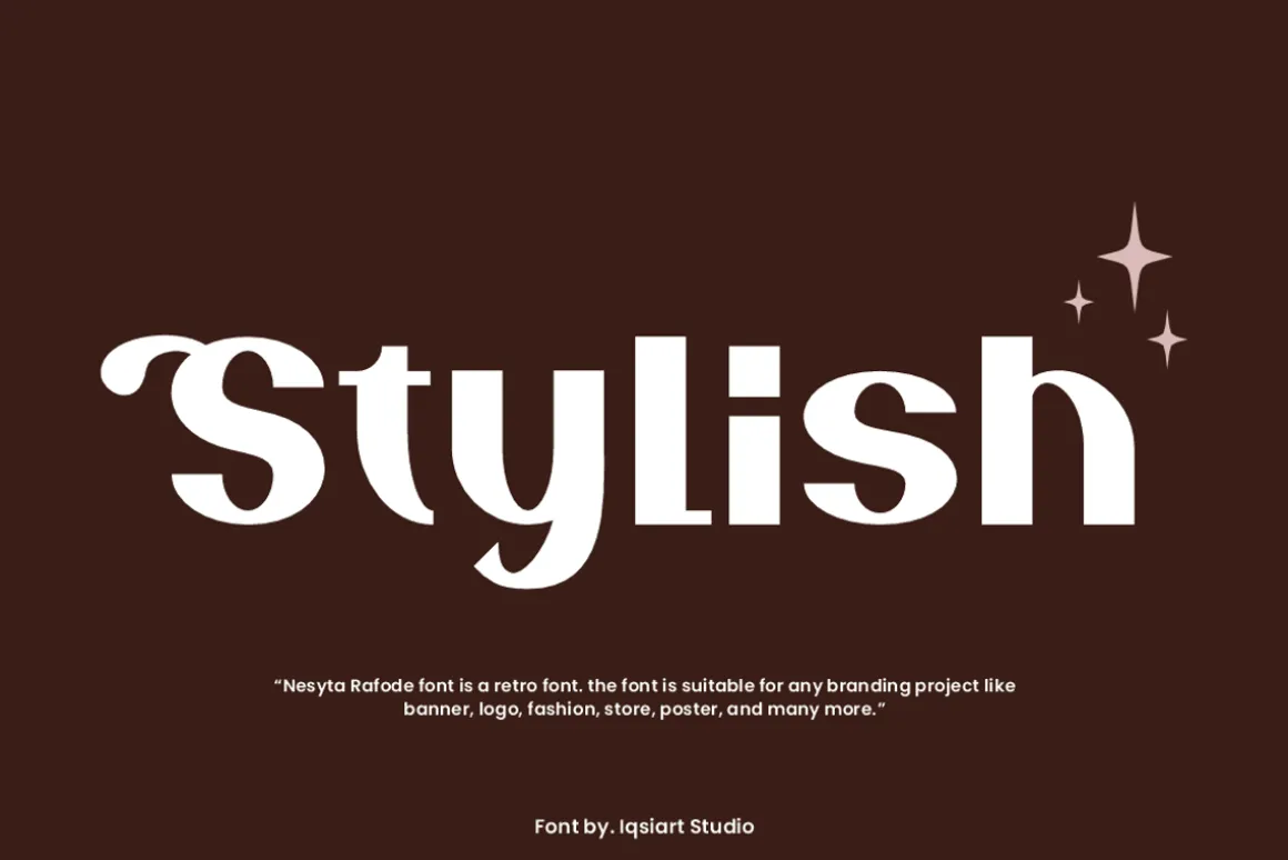 Nesyta Rafode - Stylish Retro Font