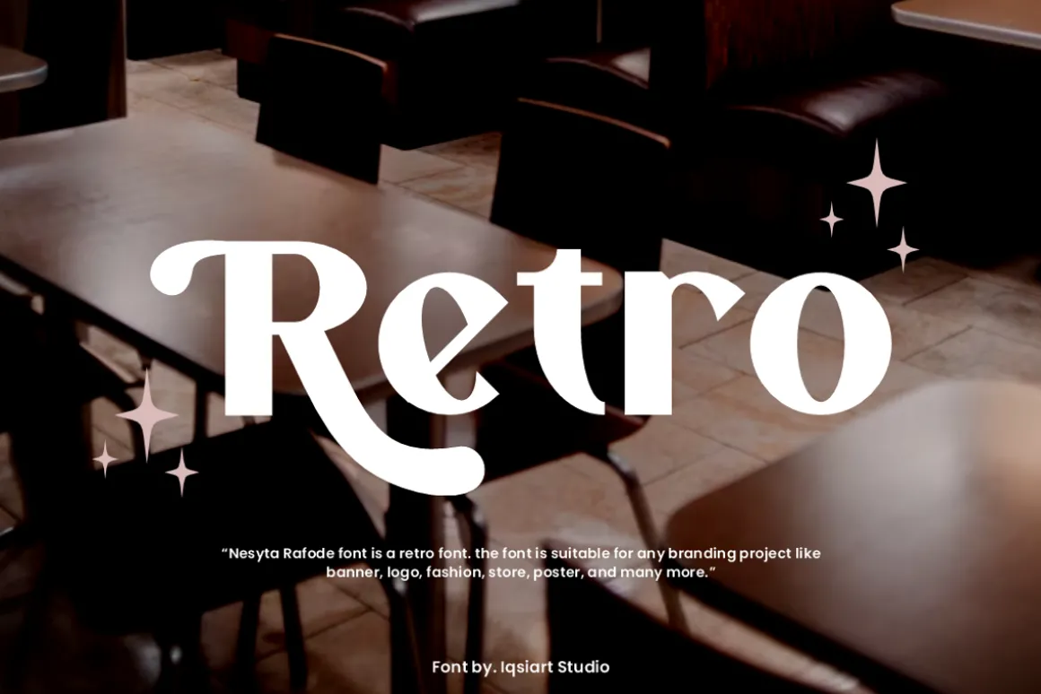 Nesyta Rafode - Stylish Retro Font