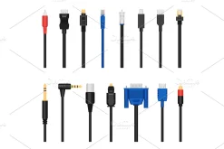 Network Data Cable Connectors Card