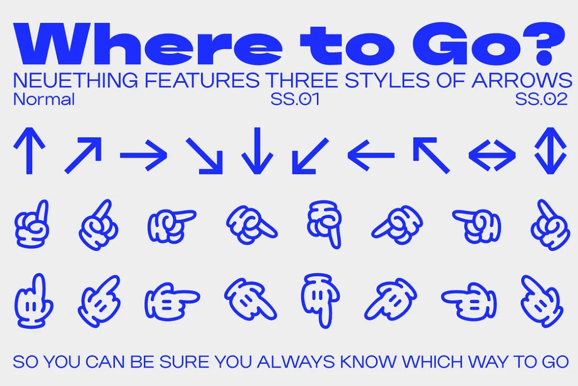 Neuething Sans Family: 30 Fonts