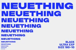 Neuething Sans Family: 30 Fonts