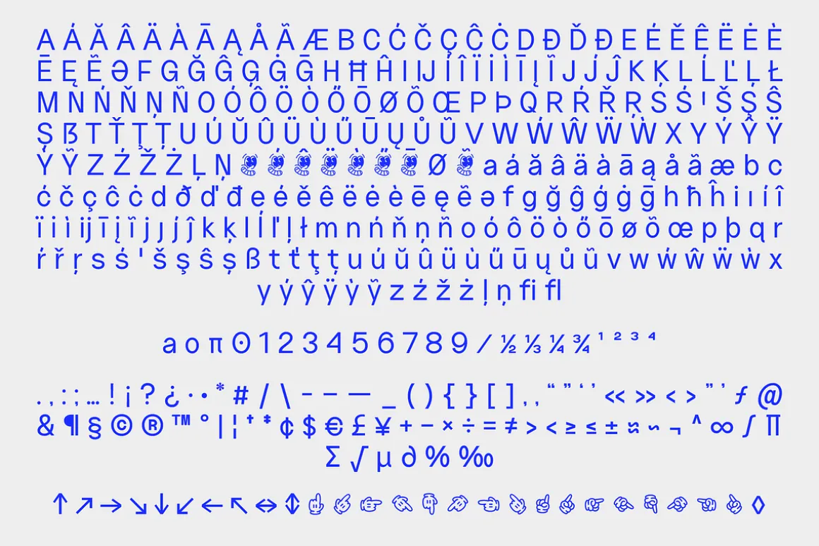 Neuething Sans Family: 30 Fonts