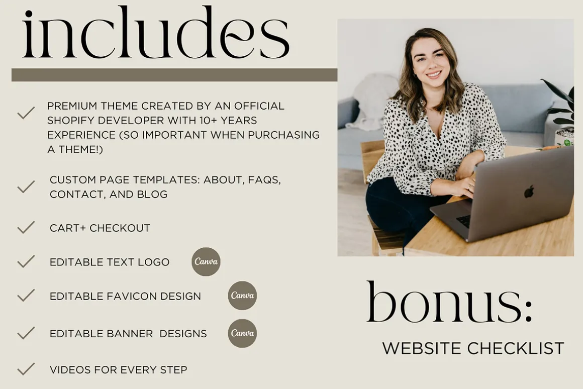 Neutral Shopify Theme | Aesthetic