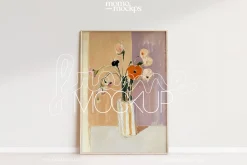 Neutral DIN A Frame Mockup | PSD