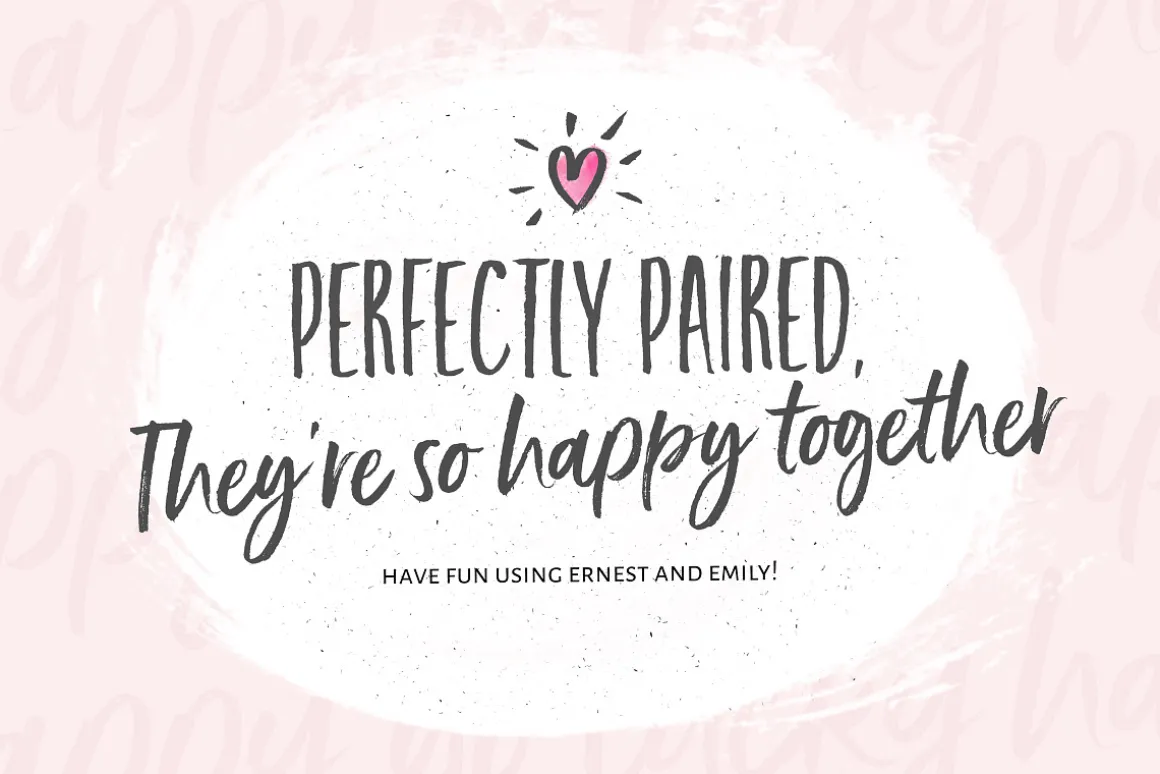 NEW!Ernest & Emily Font Duo