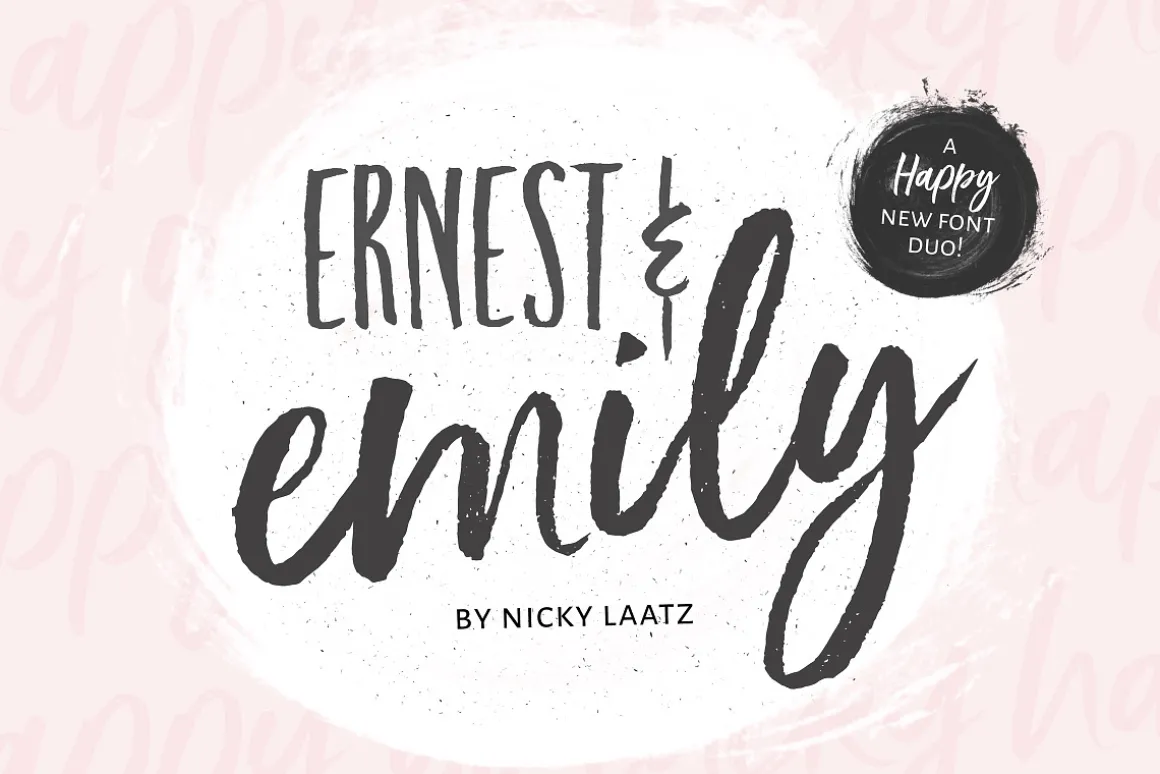 NEW!Ernest & Emily Font Duo