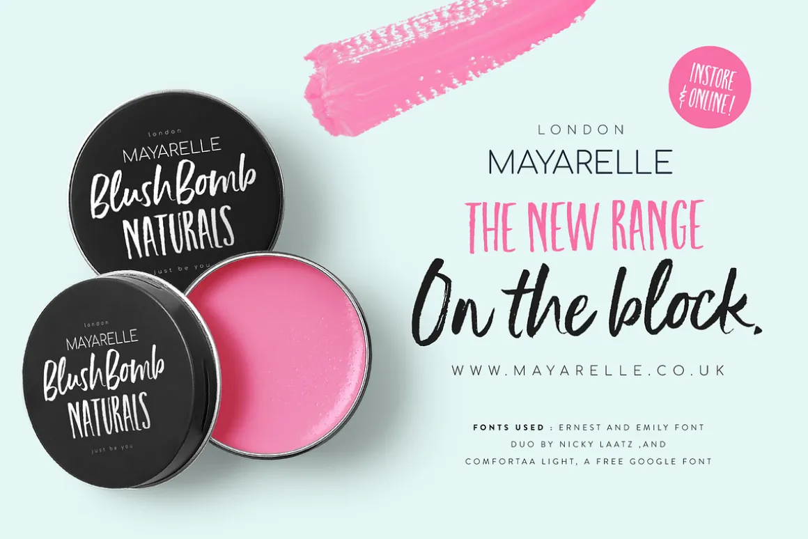 NEW!Ernest & Emily Font Duo