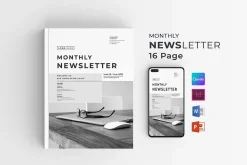 Newsletter | Canva, Word & Indesign