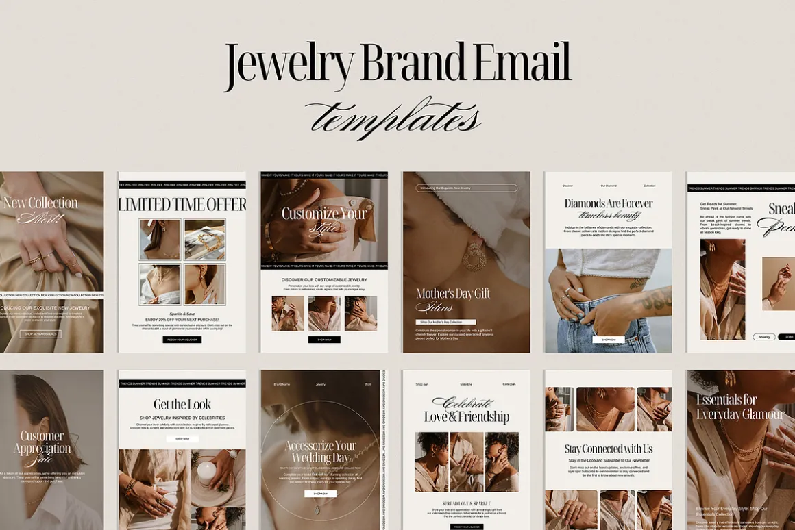 Newsletter Email Canva Template