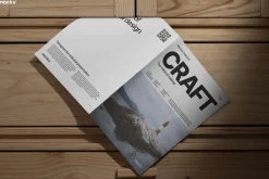 Newsprint Magazine Mockup Set
