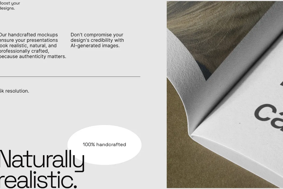 Newsprint Magazine Mockup Set