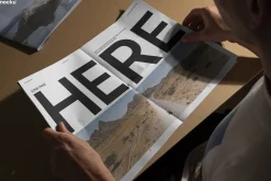 Newsprint Magazine Mockup Set