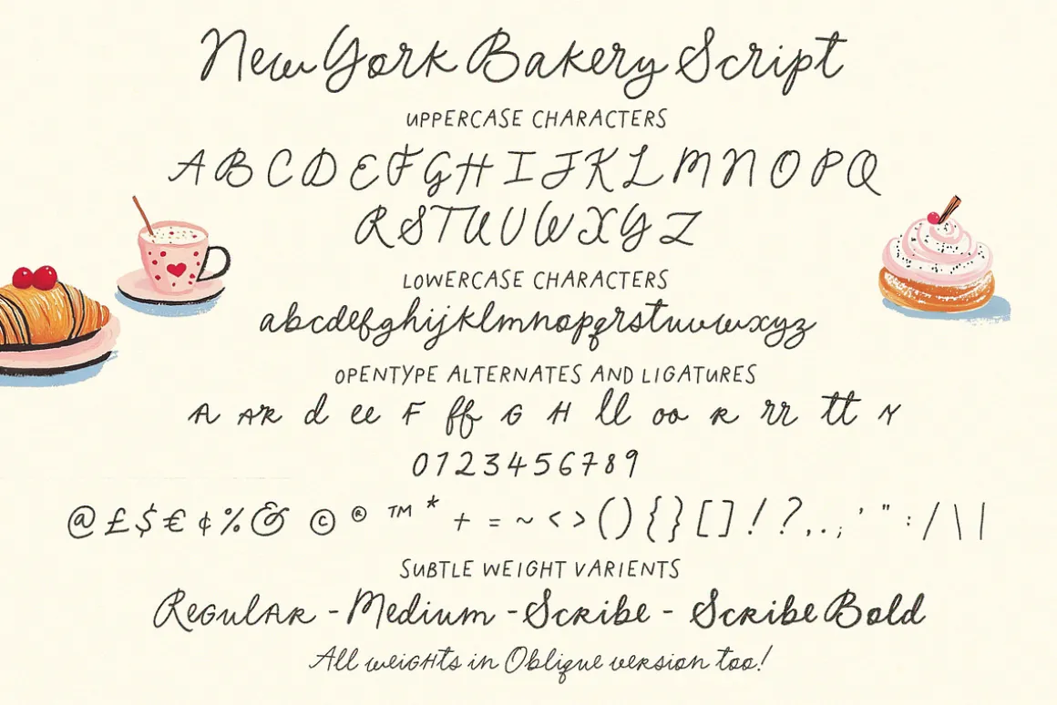 New York Bakery Font Duo