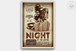 Night at the Movies Flyer Template