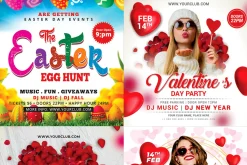 100 Night Club Flyer Bundle