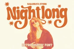 Nightlong - Display Retro Font