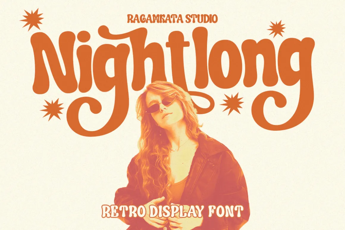Nightlong - Display Retro Font