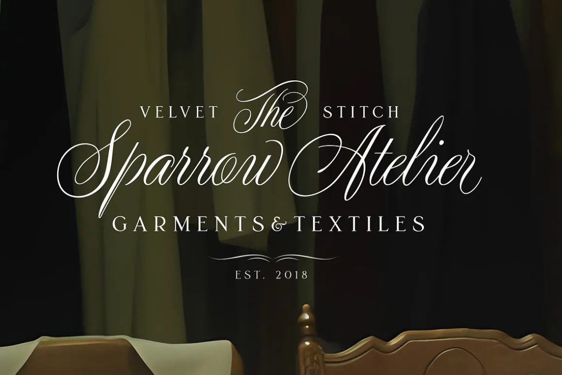 Night Train Script — Elegant Font