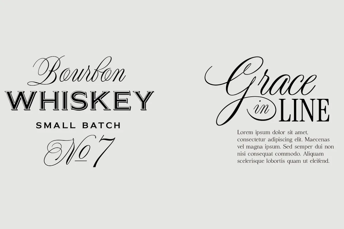 Night Train Script — Elegant Font