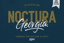 Noctura Georgia - Font Duo