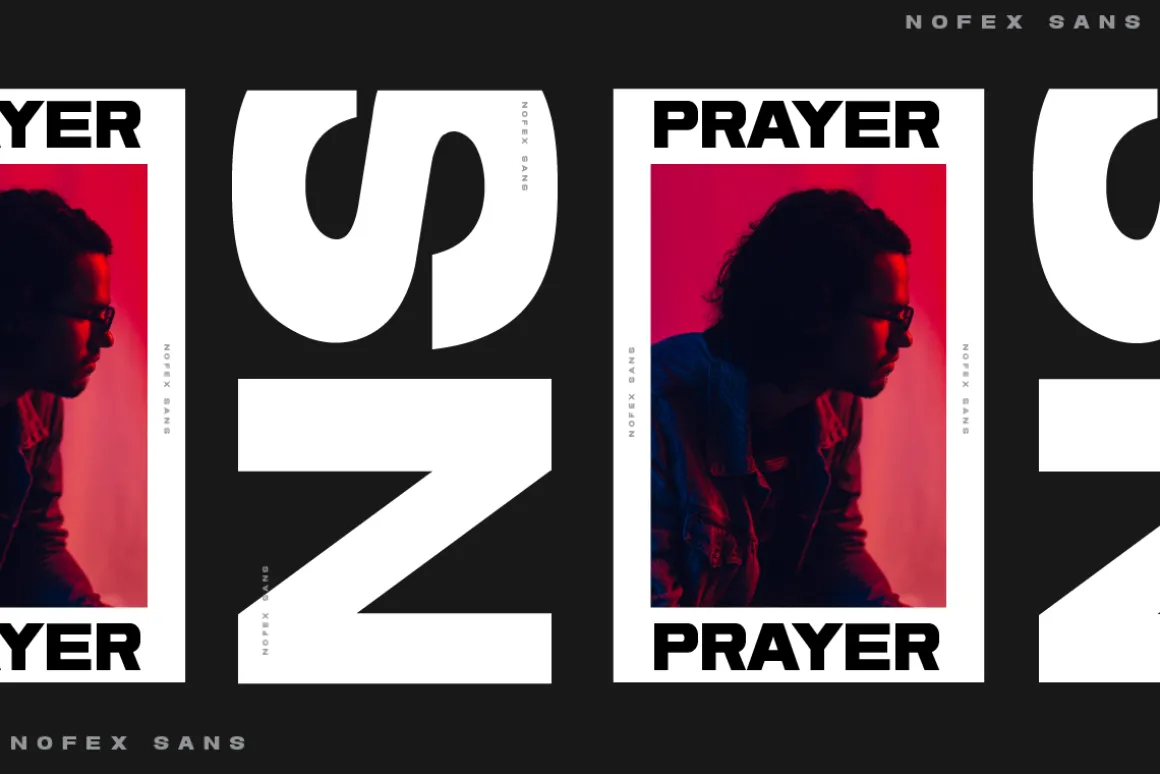 Nofex Bold Expanded Sans Serif Font