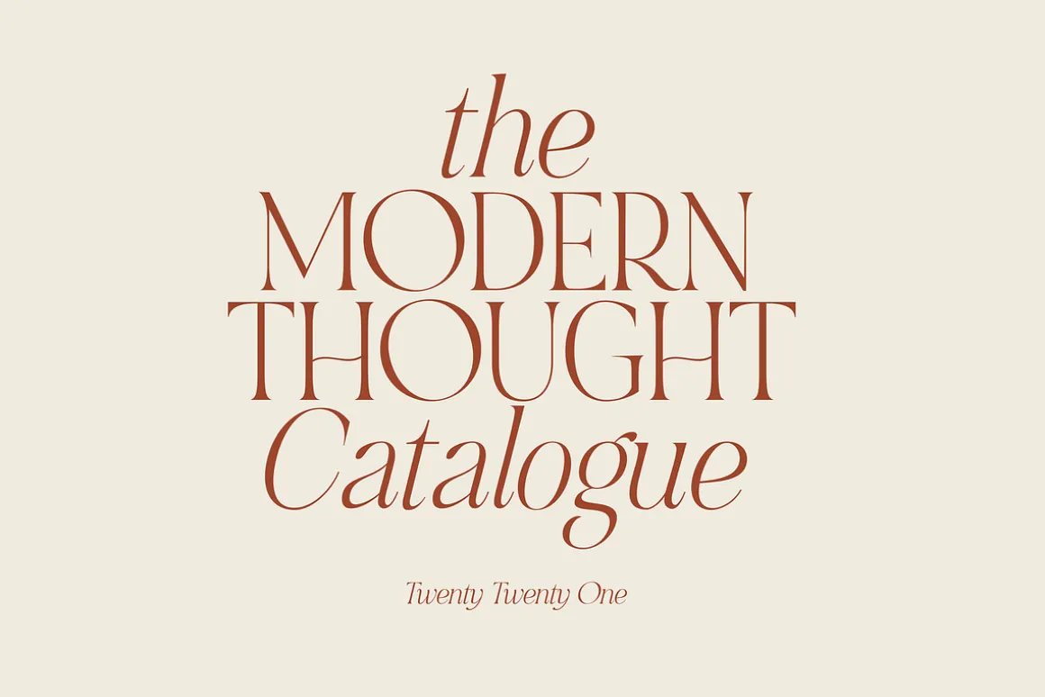 NOIR et BLANC Stylish Serif