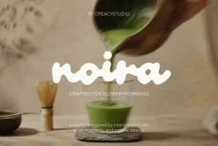 Noira – Soft Organic Display Font