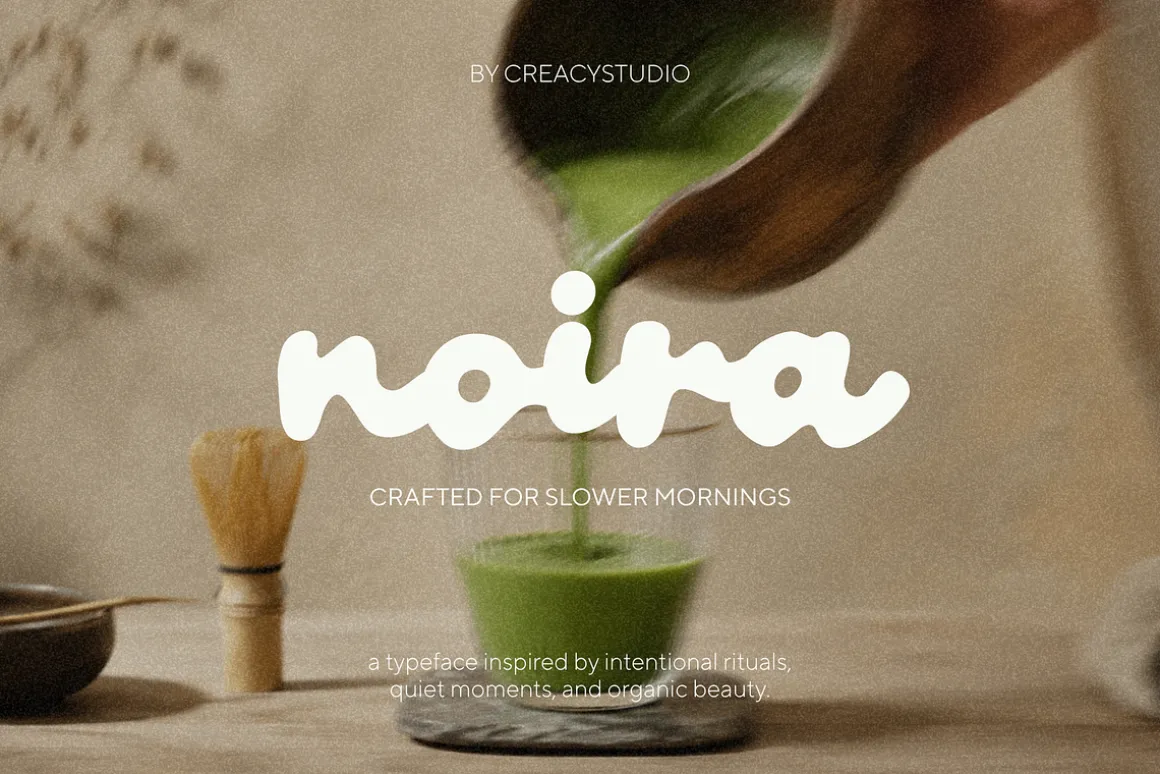 Noira – Soft Organic Display Font