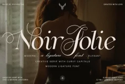 Noir Jolie - Modern Ligature Serif