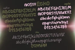 Noisy Echo - Handwritten Font Trio